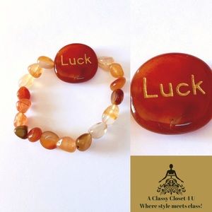 Inspirational Gemstone Bracelet "Luck"